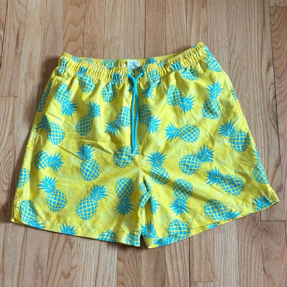 Yellow Pineapple Swim Shorts